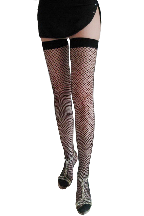 Accessory Sexy Sheer Thigh High Stockings - Click Image to Close